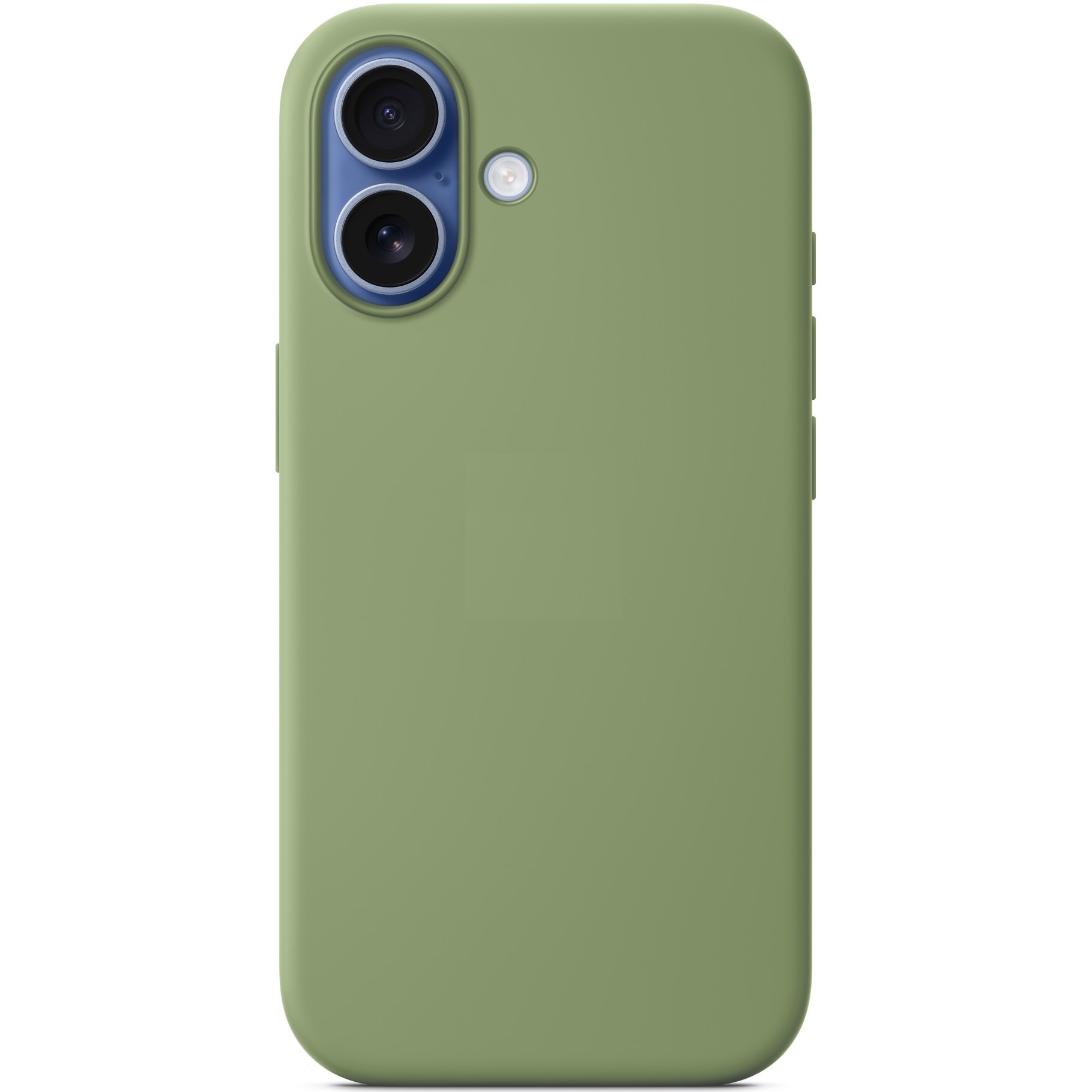 Силиконовый чехол Naturally Silicone Case with MagSafe Light Moss для iPhone 17