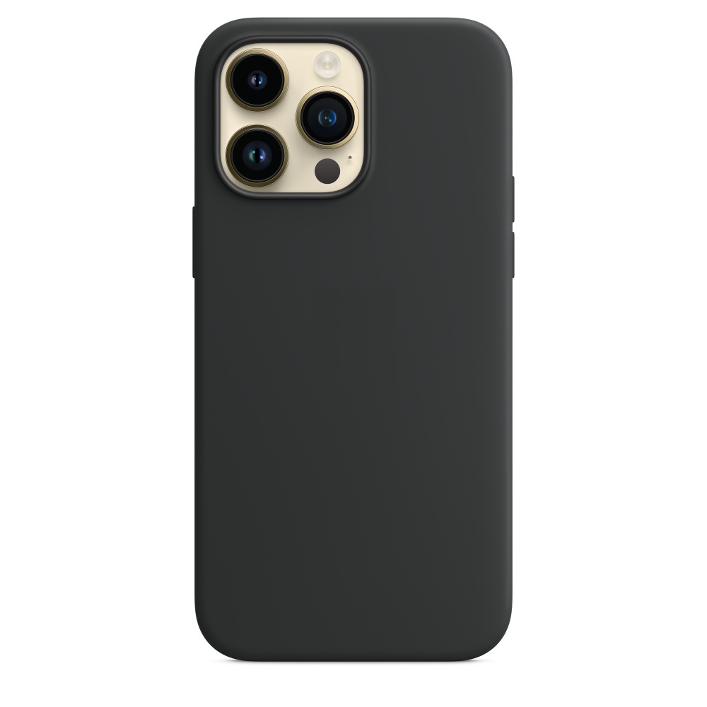Силиконовый чехол Naturally Silicone Case with MagSafe Midnight для iPhone 14 Pro Max