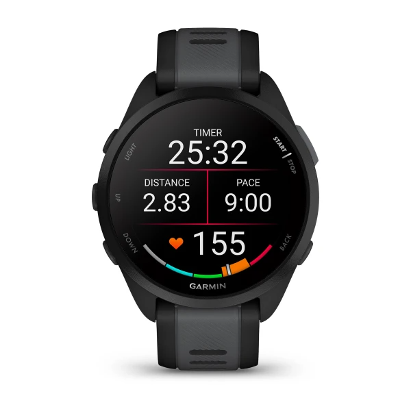Умные часы Garmin Forerunner 165 Black/Slate grey (010-02863-20)