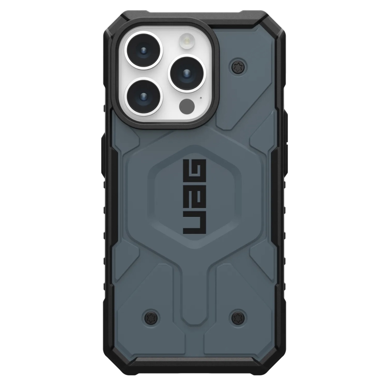 Противоударный защитный чехол UAG Pathfinder MagSafe для iPhone 15 Pro (6.1) Cloud Blue