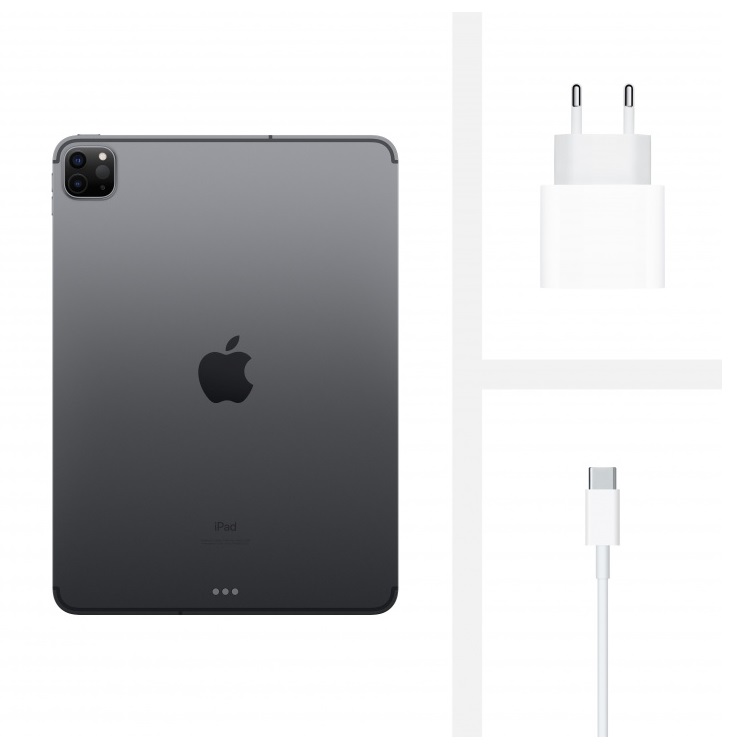 Планшет Apple iPad Pro 11 (2020) 256Gb Wi-Fi + Cellular Space Gray