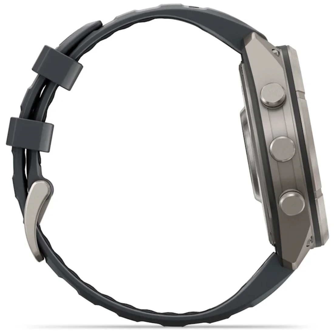 Умные часы Garmin fenix 9 Pro - 47 mm inReach Titanium with Pebble Grey Silicone Band (010-04336-21)