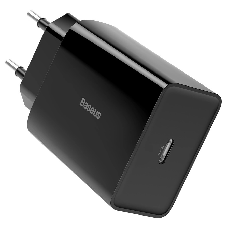 Сетевое зарядное устройство Baseus Speed Mini PD single Type-C Quick Charger 18W Black