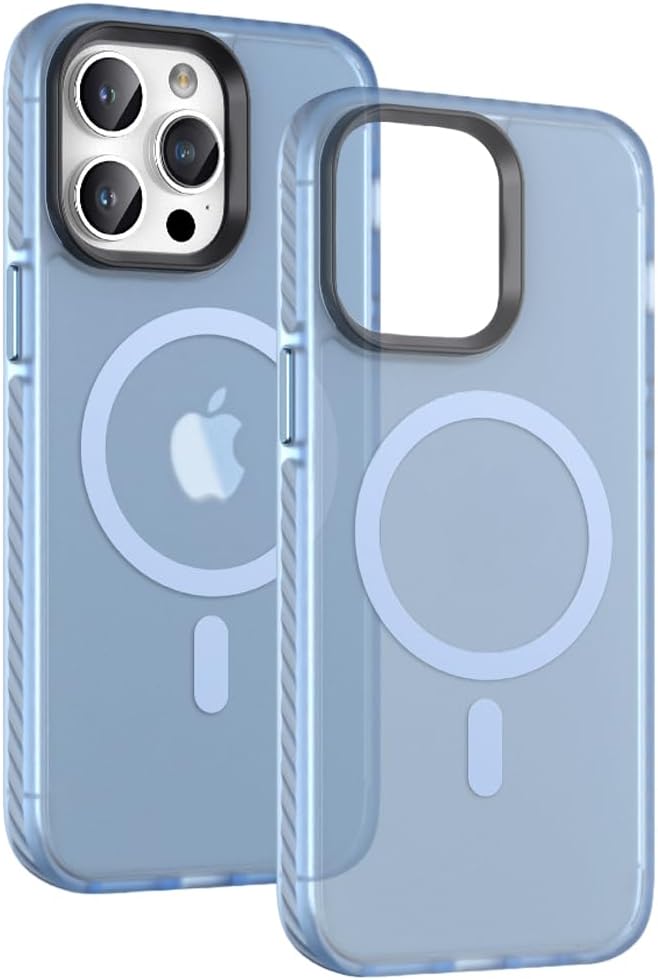 Чехол Gurdini Nano Series with Magsafe Blue для iPhone 15 Pro Max