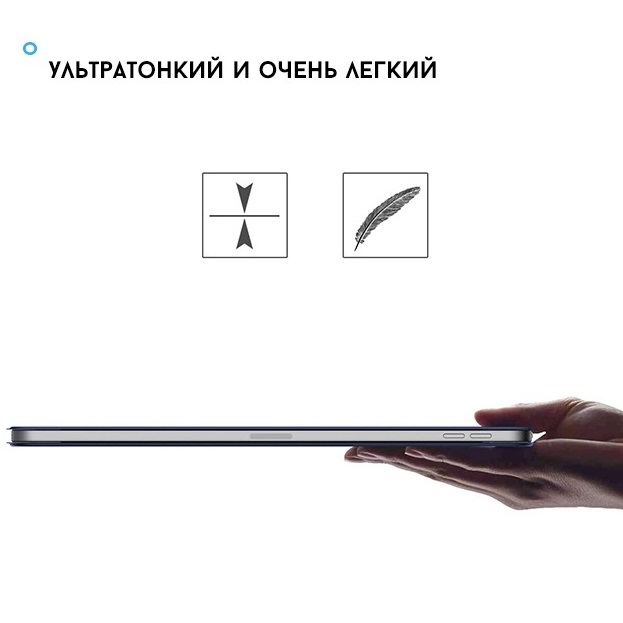 Чехол Gurdini Magnet Smart для iPad Pro 12.9 (2020-2022) Midnight Blue