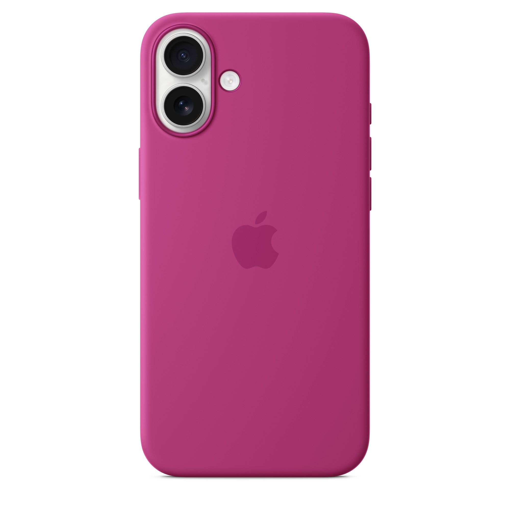 Силиконовый чехол Apple iPhone 16 Plus Silicone Case with MagSafe – Fuchsia (MYYE3ZM/A)