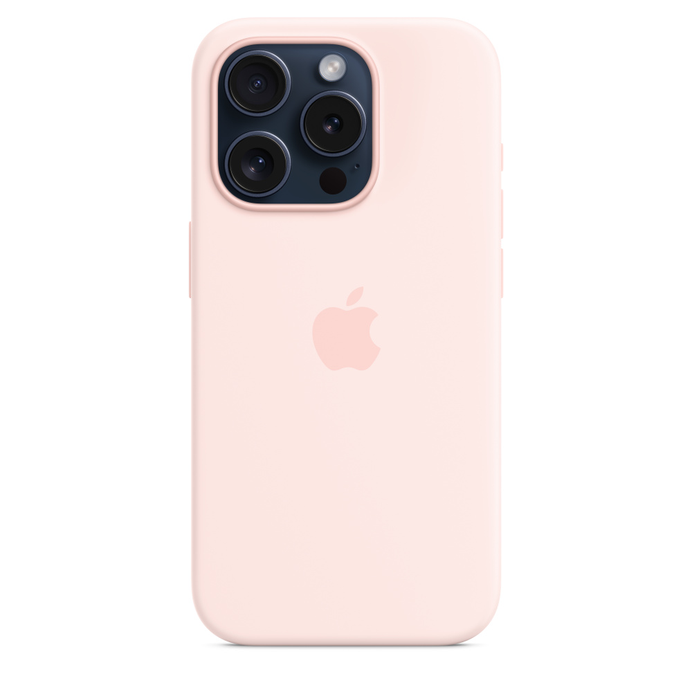 Силиконовый чехол Apple iPhone 15 Pro Silicone Case with MagSafe - Light Pink (MT1F3ZM/A) для iPhone 15 Pro