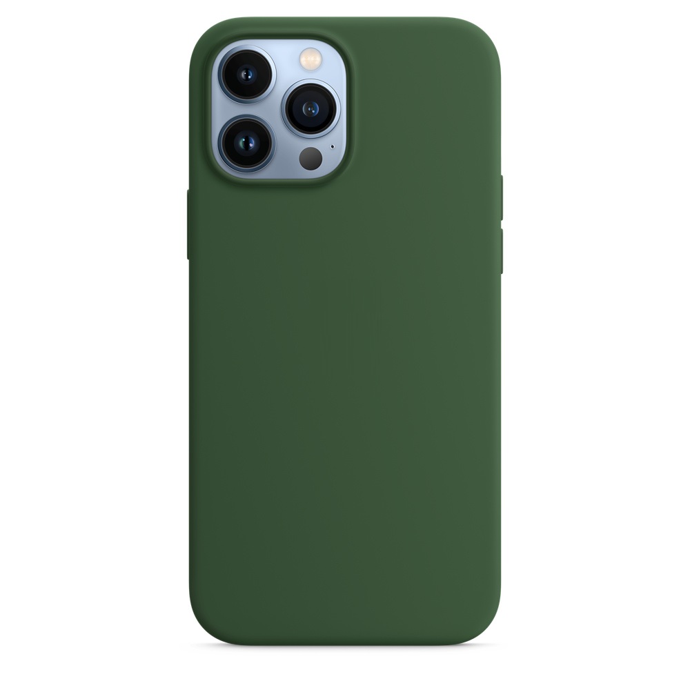 Силиконовый чехол Naturally Silicone Case with MagSafe Clover для iPhone 13 Pro Max