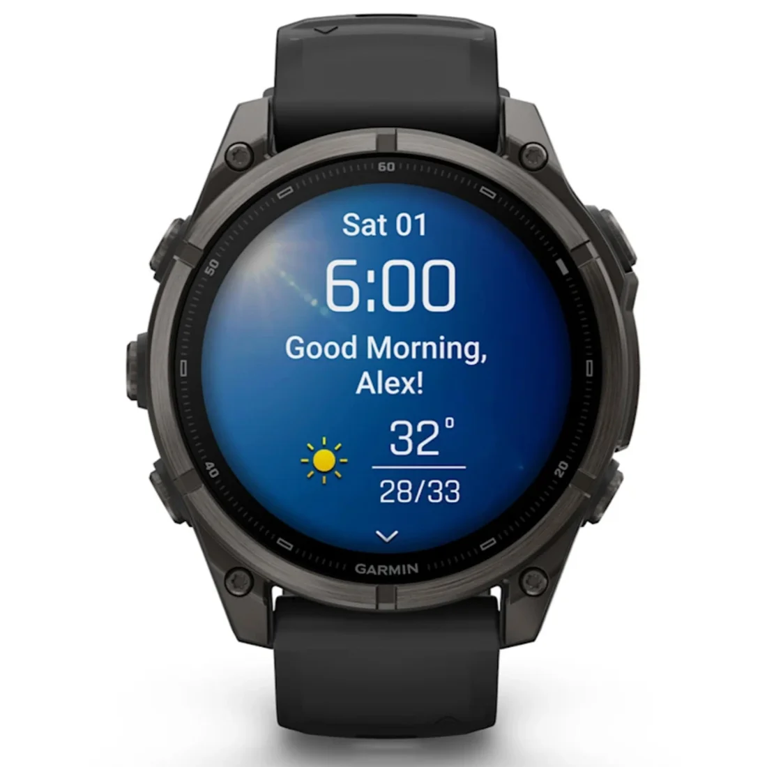Умные часы Garmin fenix 9 - 47 mm Carbon Gray DLC Titanium with Black/Pebble Grey Silicone Band (010-04762-11)