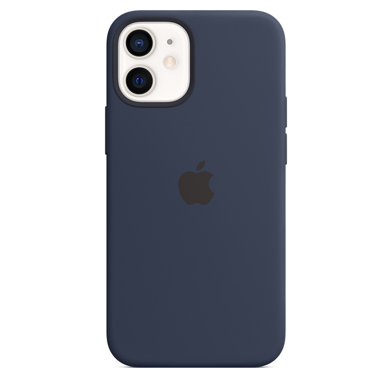 Силиконовый чехол Apple iPhone 12 mini Silicone Case with MagSafe - Deep Navy (MHKU3ZE/A) для iPhone 12 mini