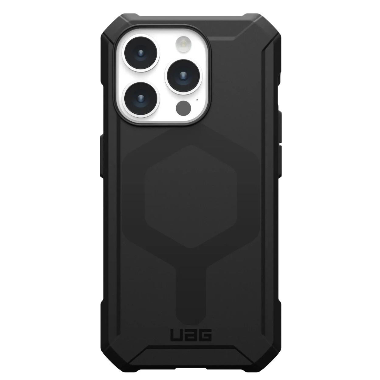 Противоударный защитный чехол UAG Essential Armor MagSafe для iPhone 15 Pro (6.1) Black