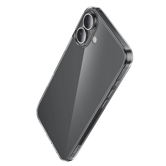 Силиконовый чехол прозрачный для iPhone 16