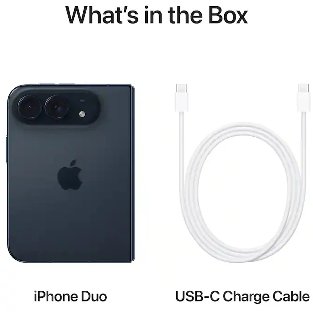 Смартфон Apple iPhone Duo 2TB Night Sky (eSIM)