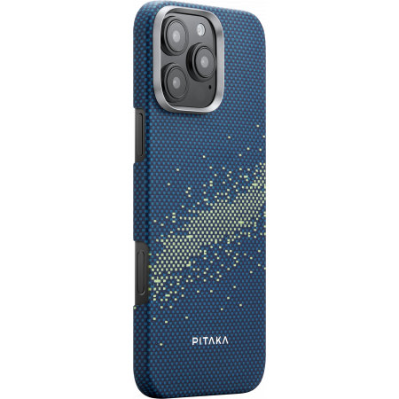 Чехол Pitaka Tactile Woven Case Milky Way Galaxy для iPhone 16 Pro