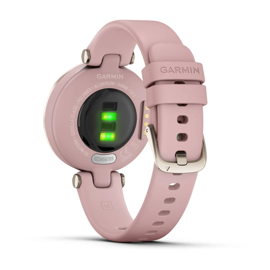 Умные часы Garmin Lily - Sport Edition Cream Gold Bezel with Dust Rose Case and silicone Band (010-02384-13)