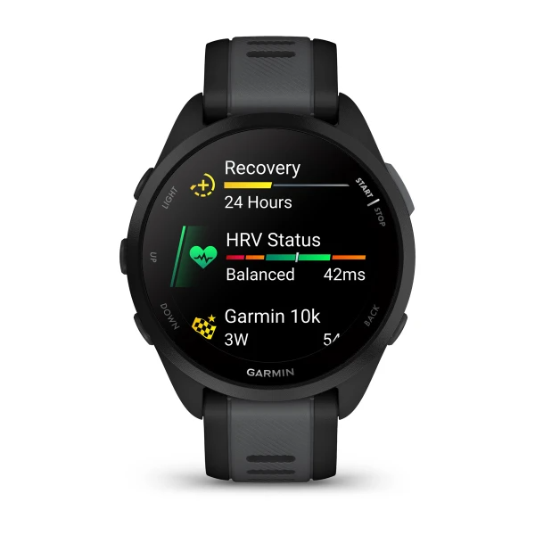 Умные часы Garmin Forerunner 165 Black/Slate grey (010-02863-20)