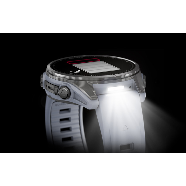 Умные часы Garmin fenix 8 – 43 mm AMOLED Silver with Whitestone Silicone band (010-02903-00)