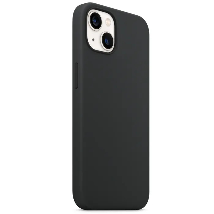 Силиконовый чехол Naturally Silicone Case Black для iPhone 13