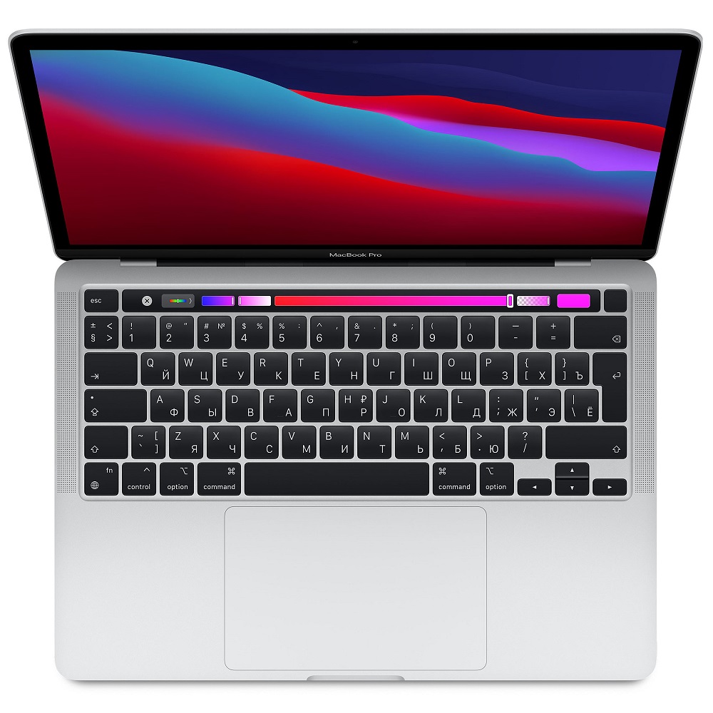 Ноутбук Apple MacBook Pro 13 Late 2020 Silver (MYDC2RU/A) (Apple M1/13.3/2560x1600/8GB/512GB SSD/DVD нет/Apple graphics 8-core/Wi-Fi/macOS)