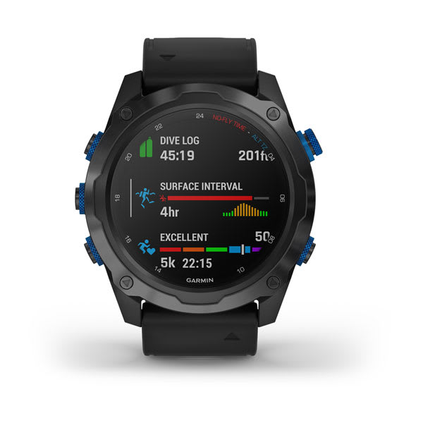 Умные часы Garmin Descent Mk2i Bundle, Titanium Carbon Grey DLC with Black Band (Includes Descent T1) (010-02132-13)