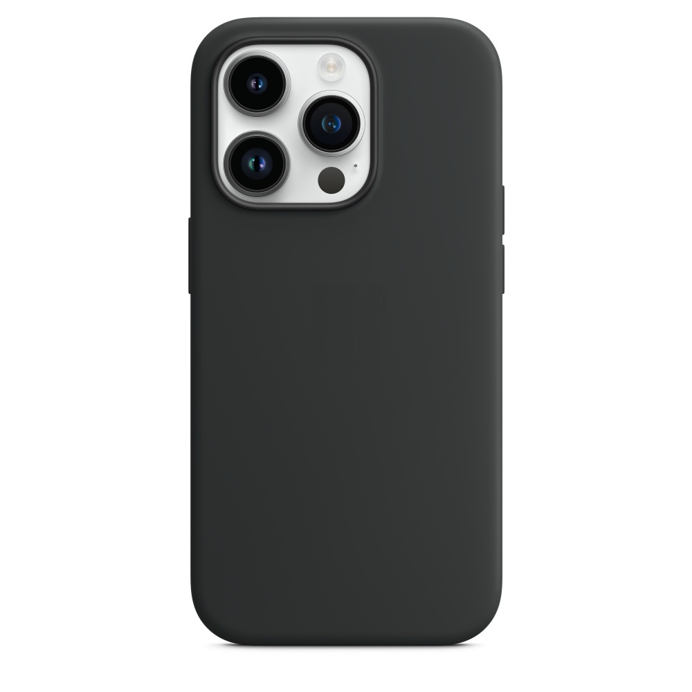 Силиконовый чехол Naturally Silicone Case with MagSafe Midnight для iPhone 14 Pro