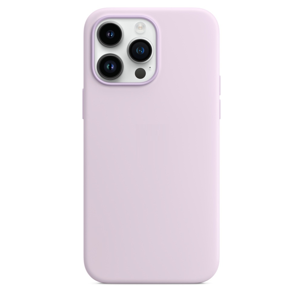 Силиконовый чехол Naturally Silicone Case with MagSafe Lilac для iPhone 14 Pro Max
