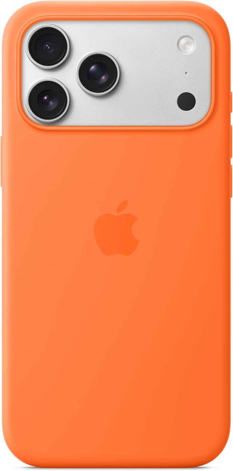 Силиконовый чехол Apple iPhone 17 Pro Max Silicone Case with MagSafe – Orange (MGFM4ZM/A)