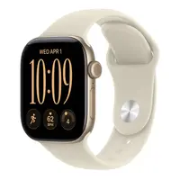 Умные часы Apple Watch Series 12 GPS, 42mm Light Gold Aluminium Case with Sand Sport Band - M/L